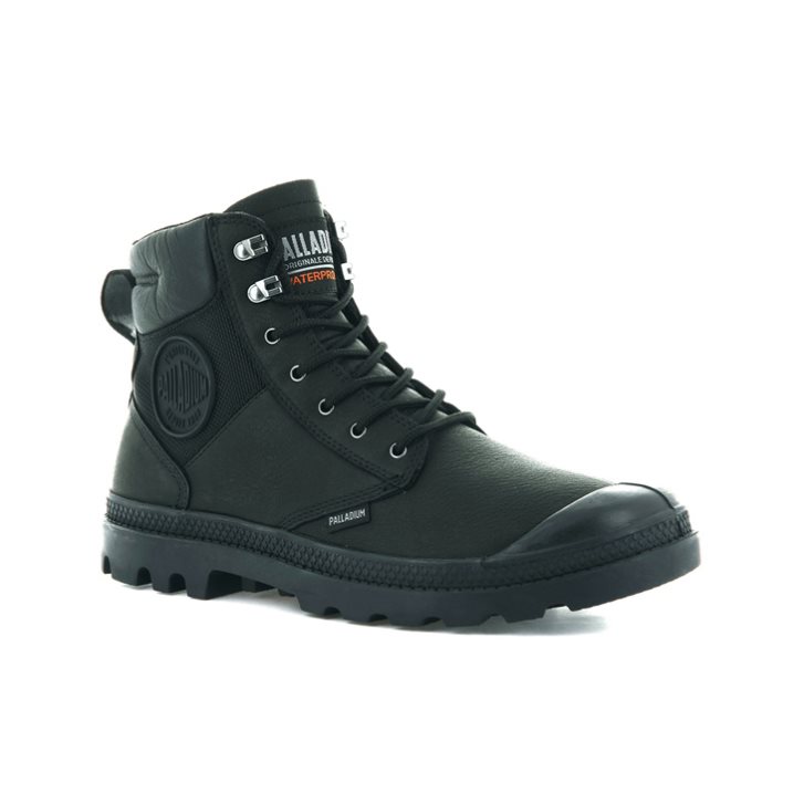 Bottes Palladium Pampa Shield WP+ LTH Femme Noir | FR OXZ134K